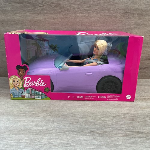 Barbie cabriolet car purple - cabriolet,