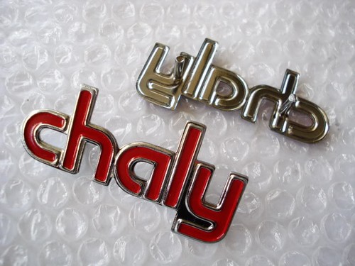 Emblems frame red honda - 2x,