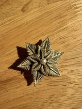 Vintage Gold Tone Star Flower