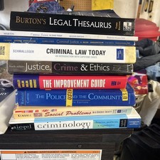 9 Different Criminal Law Books