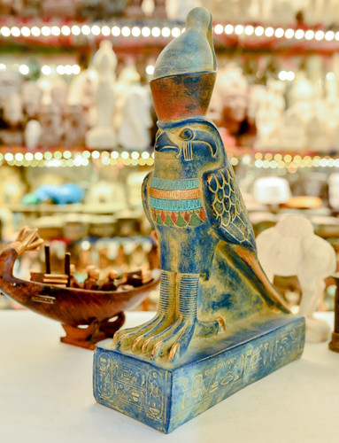 Unique multi colors statue - statue, of