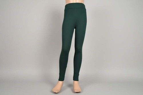 Girls dark green soft touch