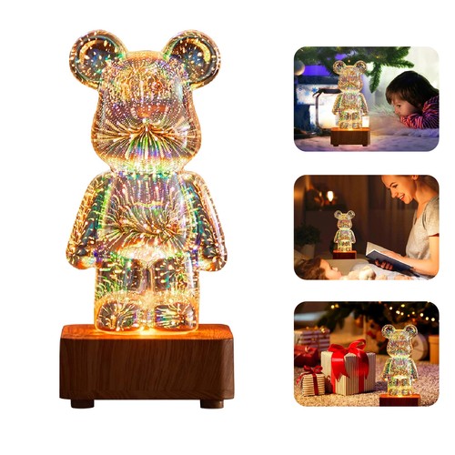 Colour changing led bear - changing,