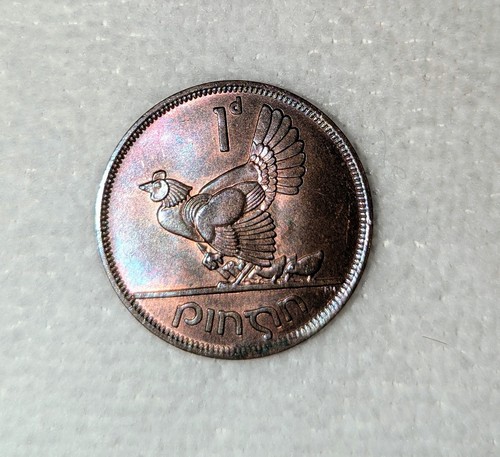 1968 irish one penny - one,