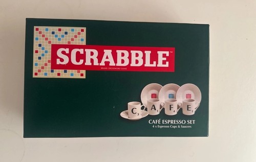 Scrabble café espresso set - scrabble,
