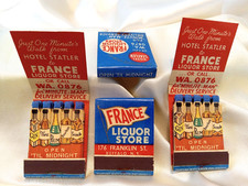 4 VTG FEATURE MATCHBOOKS LOT