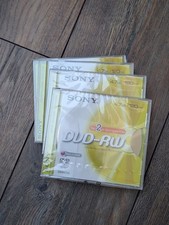 4 Sony DVD-RW 4.7gb 120min
