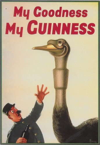 Guinness repro poster postcard