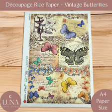 A4 Rice paper for decoupage