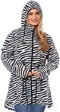 Ladies Zebra Fishtail Rain Mac