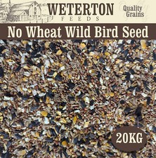 Wild Bird Seed Mix – No Wheat Added – 20kg High-Energy Feed for Garden Birds
