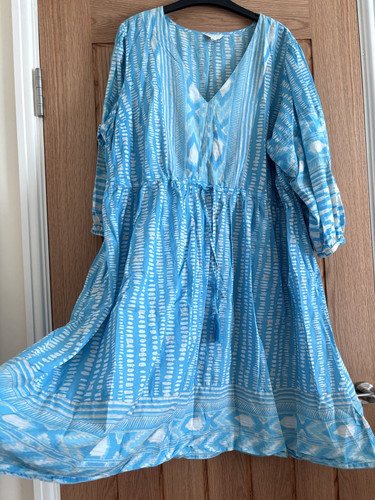 Monsoon turquoise blue white - turquoise, &