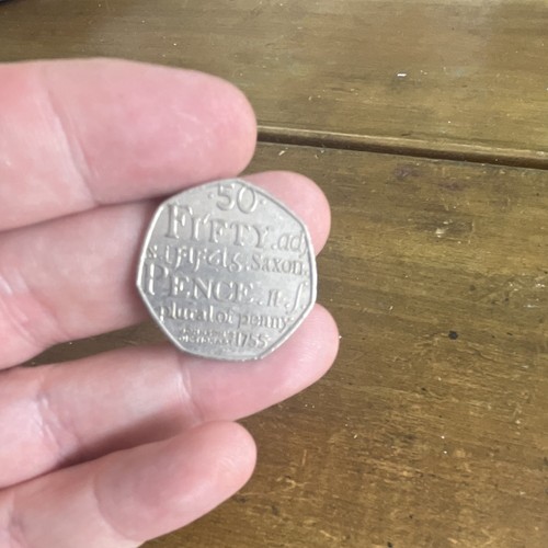 2005 50p coin 250th - coin,
