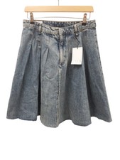 ZARA Washed Blue Denim Short
