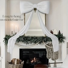 Large Red Velvet Christmas Bow, Christmas Decorations, Giant Bows for Xmas Tree