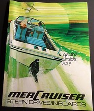 VINTAGE 1972 MERCRUISER STERN DRIVES SALES BROCHURE 22 PAGES  NICE  (644)
