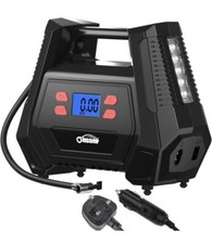 Tyre Inflator Air Compressor with 12V AC/240V DC car tyre Pump 150 PSI car