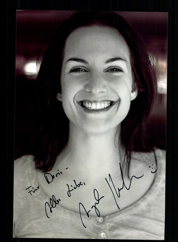 Angela hunkeler autograph card - autograph,