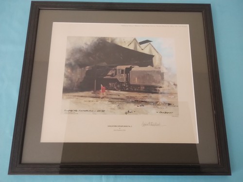 David shepherd framed signed - shepherd,