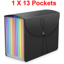 A4 Expanding File Organiser Paper 13 Pocket Expanding for School Office Supplies