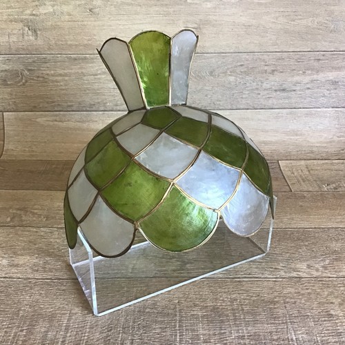Vintage retro capiz shell - retro,