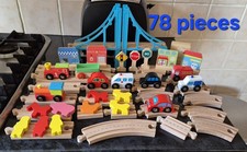 Collection Of Wooden Train Set