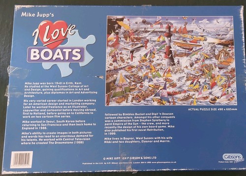 Gibsons love boats jigsaw - gibsons,