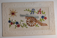 WW1 - Silk Postcard - R. F. A