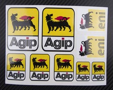 Agip Eni sponsor decals