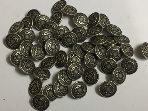 Antiqued silver patterned - antiqued,