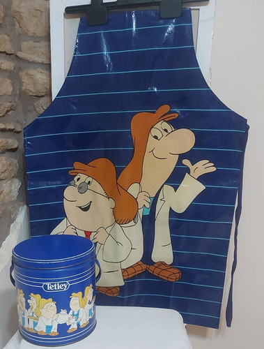 Vintage tetley tea folk pvc - tetley,