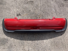 Mini Cooper R52 Convertible 04-08 Complete Rear Bumper & Parking Sensors Red 851