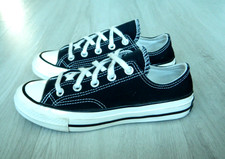 Converse All Star Chuck Taylor 70 OX Girls Trainers Black Size 1.5 / 33.5