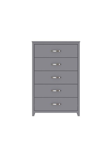Ely drawer chest grey - 5, |