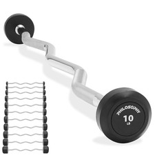 Rubber Fixed Barbell