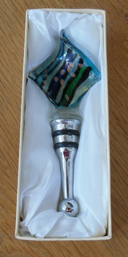 Glass top bottle stopper - glass,