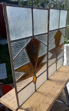 Vintage Art Deco Leaded