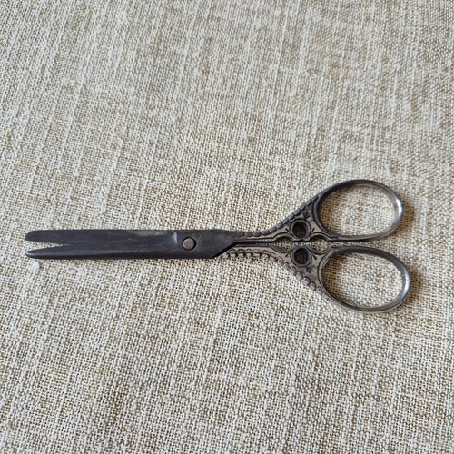 Pair antique vintage scissors - antique,