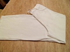 NEW SULU Kerstin Bernecker Linen Crinkle Trousers UK 10 EU 38