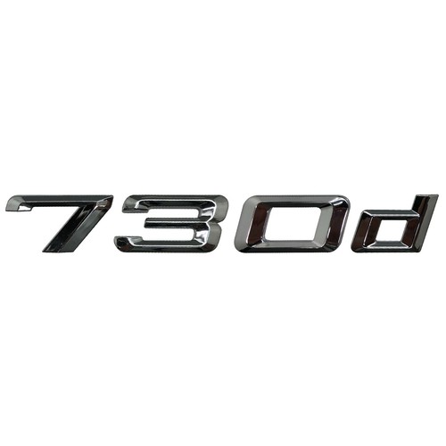Silver chrome 730d car flat - chrome,