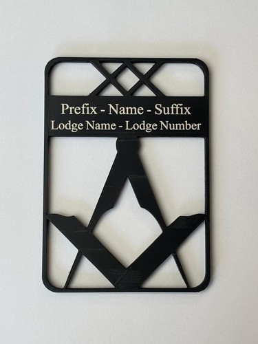 Masonic pocket jewel - masonic, holder