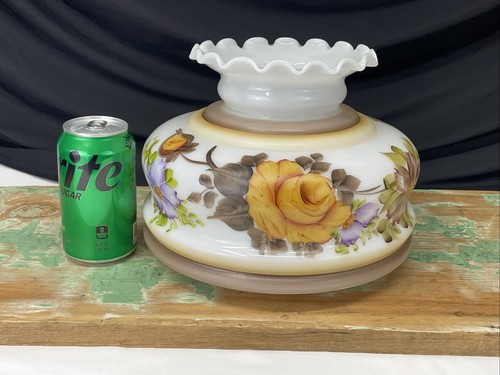 Antique vtg floral - floral, glass