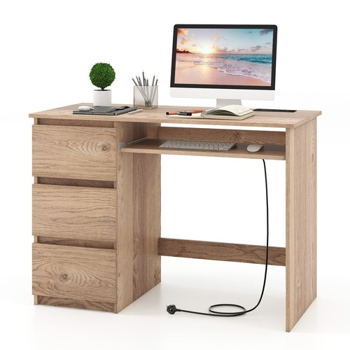 Costway computer desk with - computer, 3