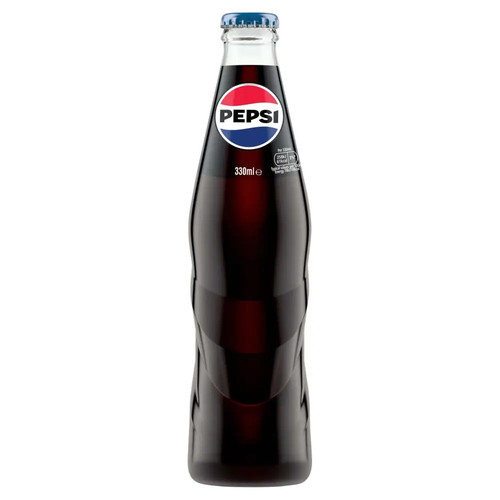 Pepsi 24x 330ml glass bottles - pepsi,