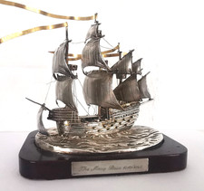 Solid Silver Mary Rose Ship