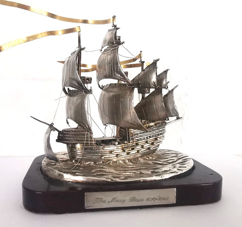 Solid silver mary - solid, rose