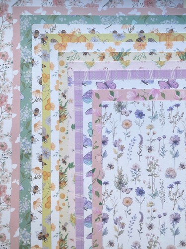 Enchanted garden paper - garden,