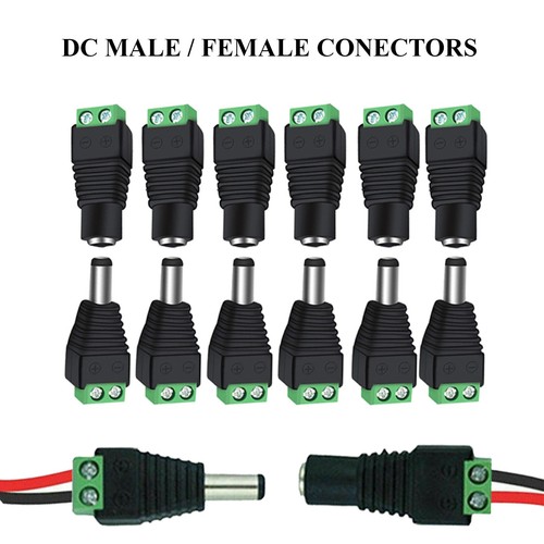 12v male female power balun - 12v,