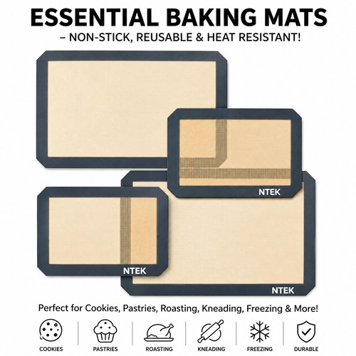 New silicone baking mats - silicone, set