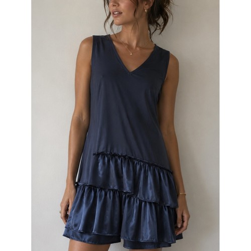 Eliza navy blue tiered - j,
